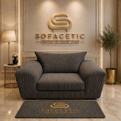 Rivo Jumbo Cord Fabric Sofa Set