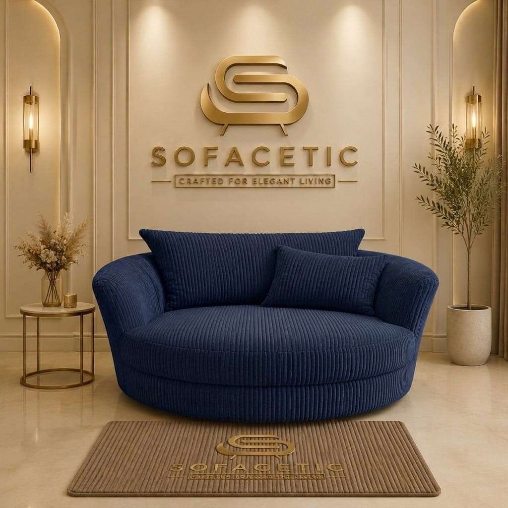 Rivo Jumbo Cord Fabric Sofa Set
