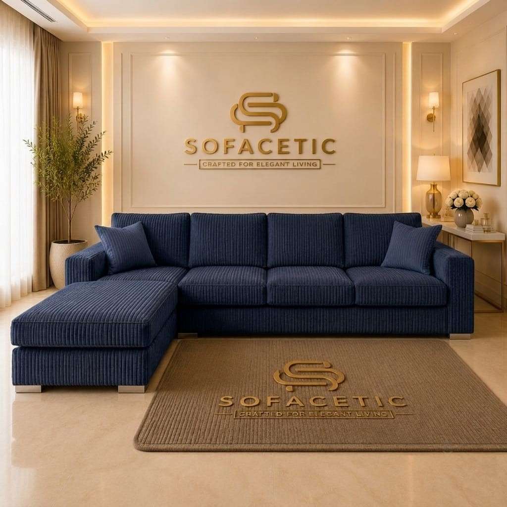 Rivo Jumbo Cord Fabric Sofa Set
