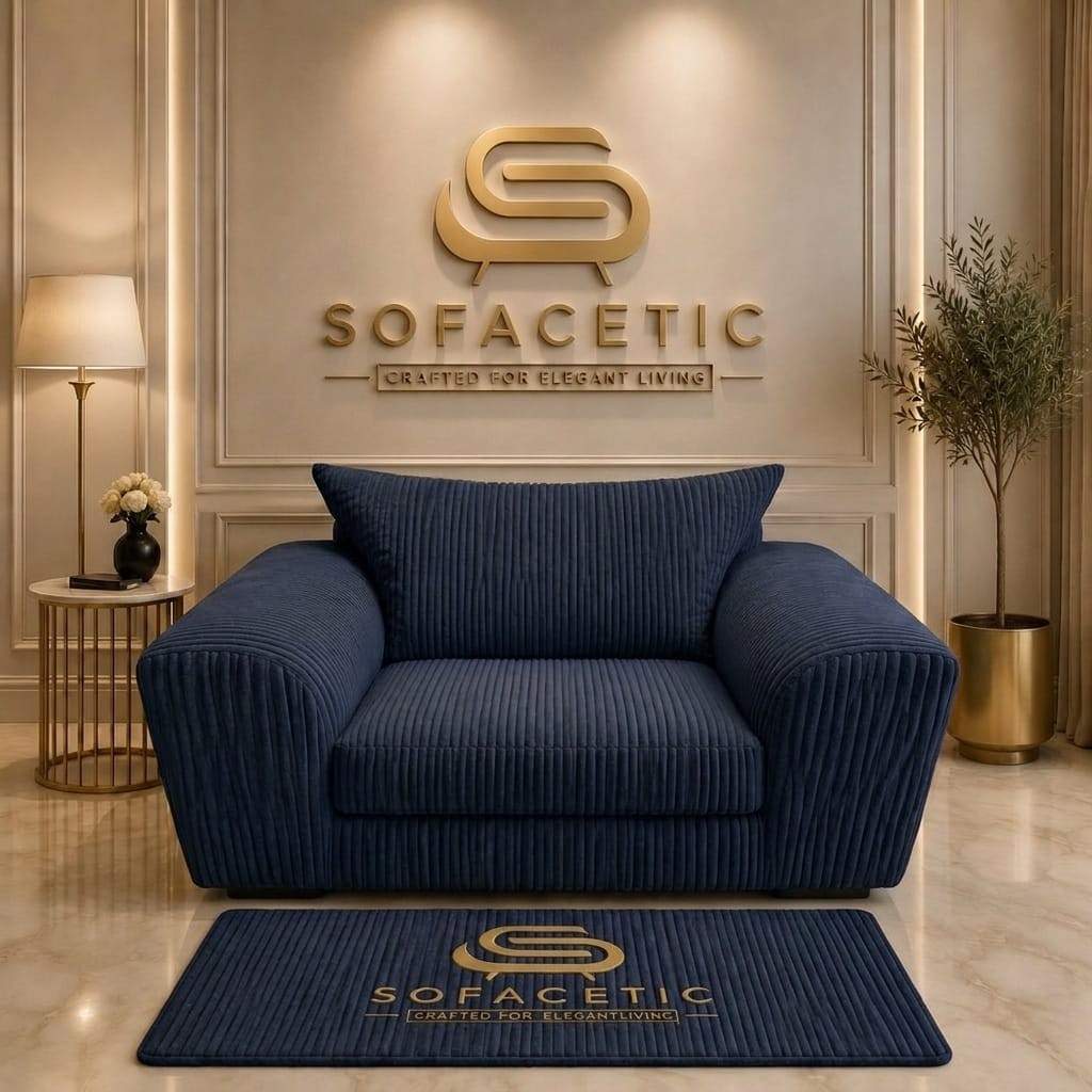 Rivo Jumbo Cord Fabric Sofa Set