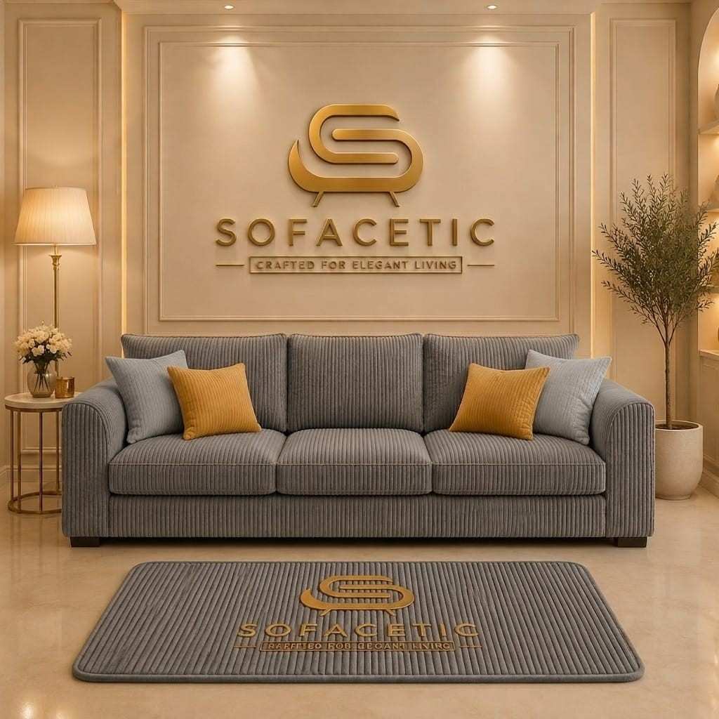 Rivo Jumbo Cord Fabric Sofa Set