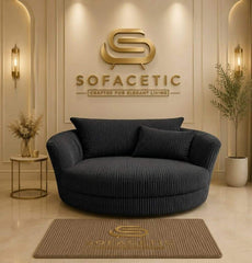 Rivo Jumbo Cord Fabric Sofa Set