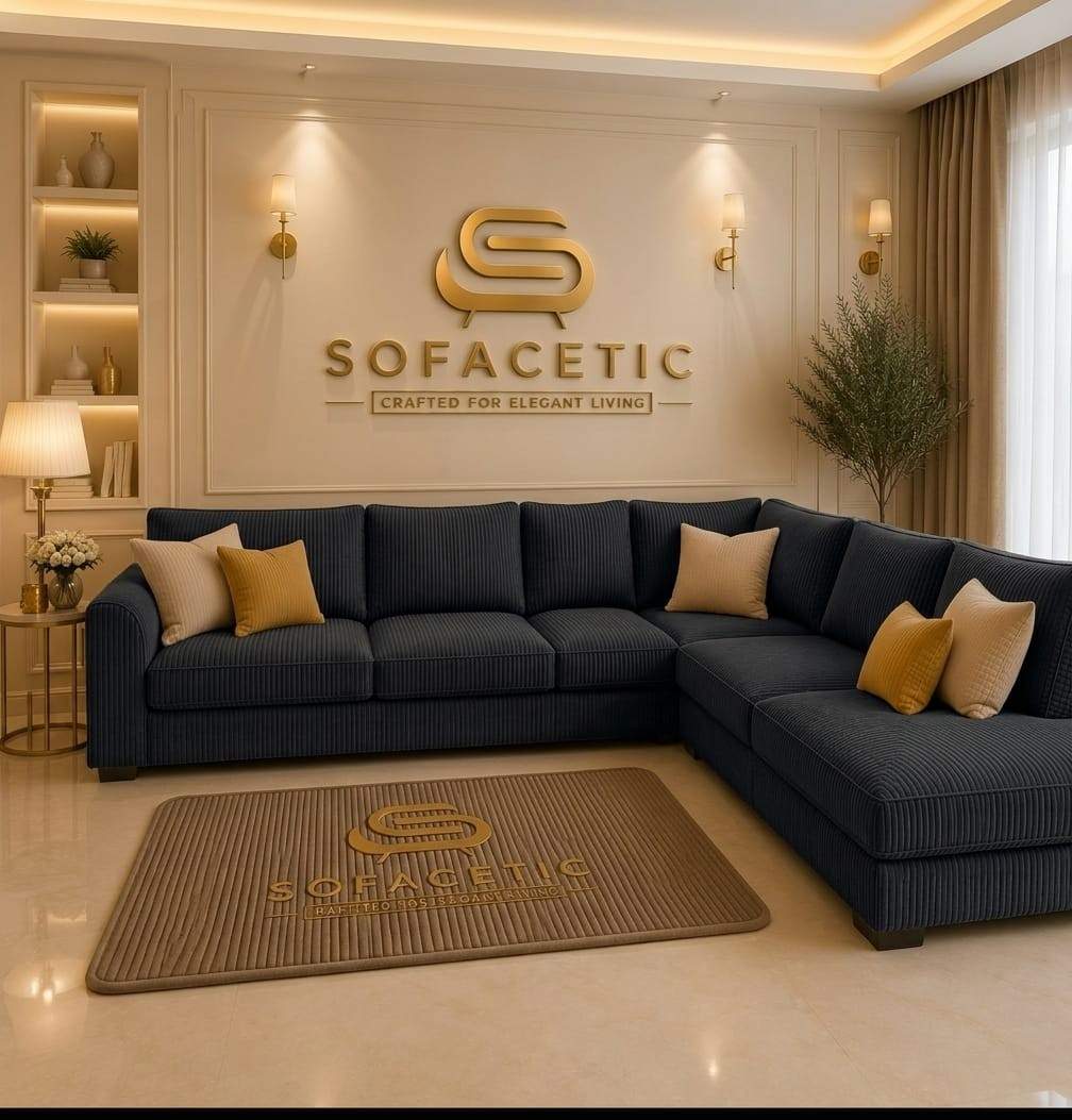 Rivo Jumbo Cord Fabric Sofa Set