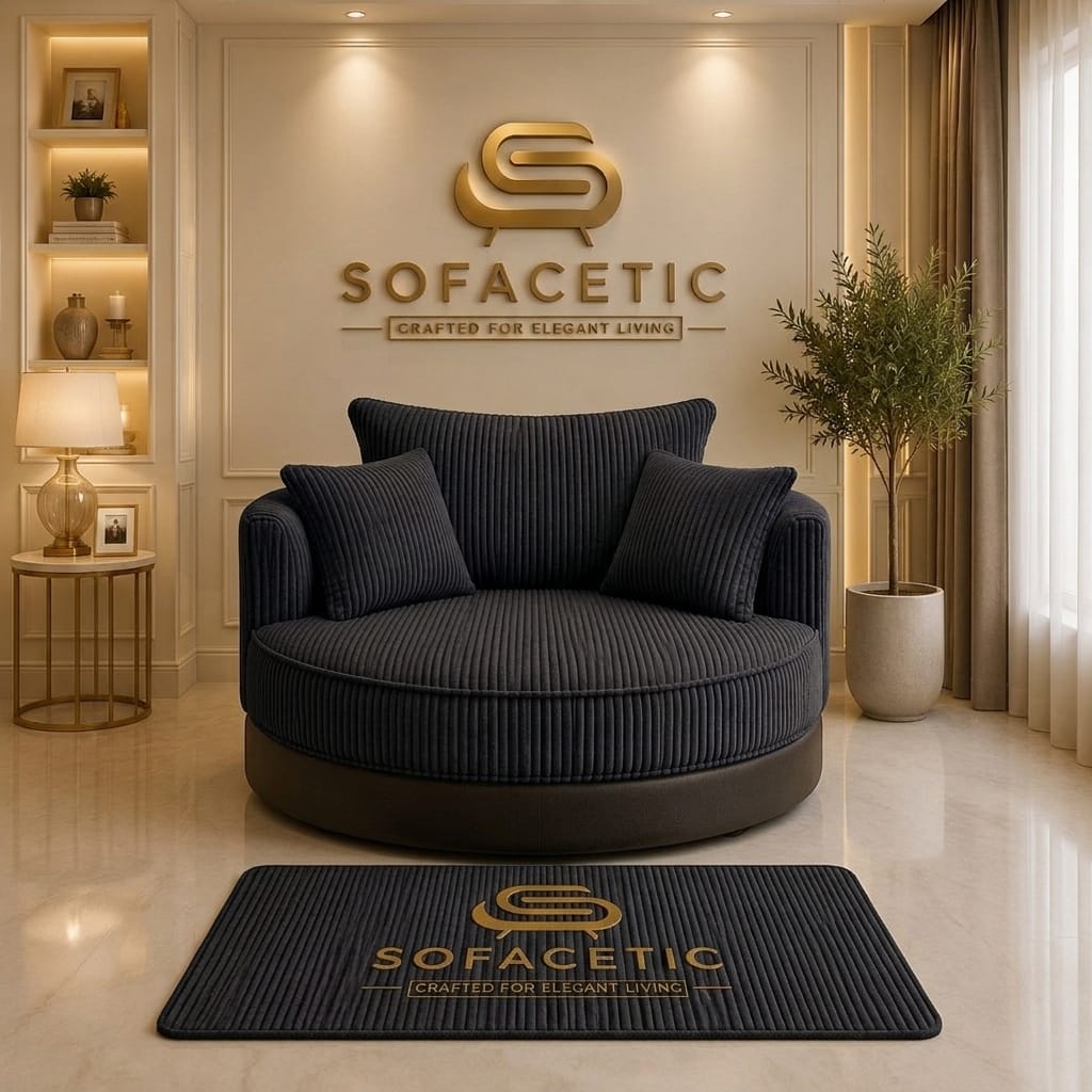 Dino Jumbo Cord Modern Sofa Set