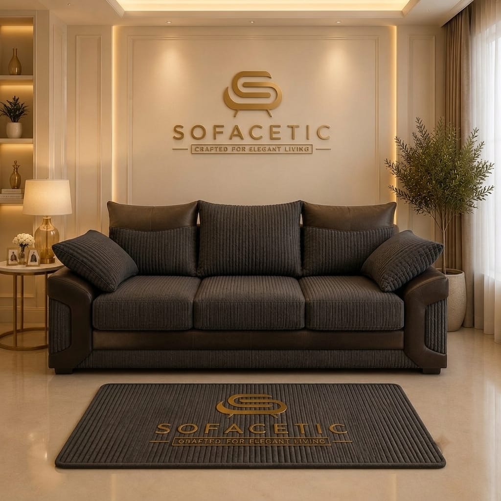 Dino Jumbo Cord Modern Sofa Set