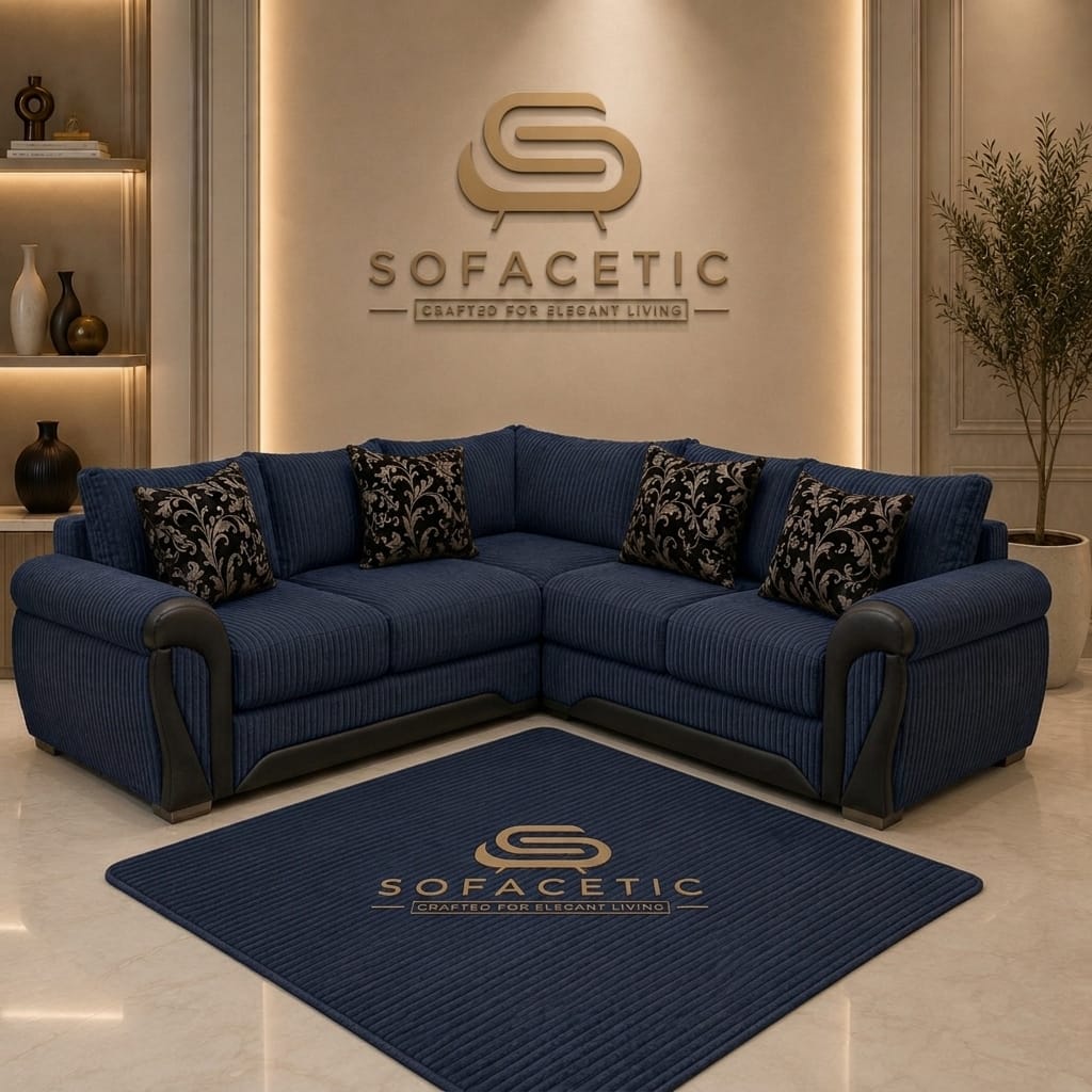 Shanon Jumbo Cord Fabric Stylish Sofa Set