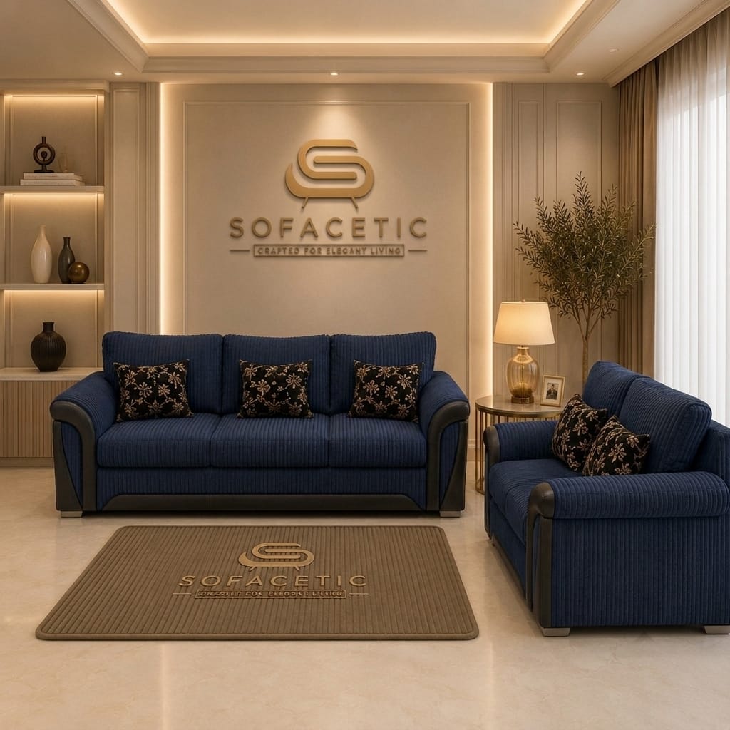 Shanon Jumbo Cord Fabric Stylish Sofa Set