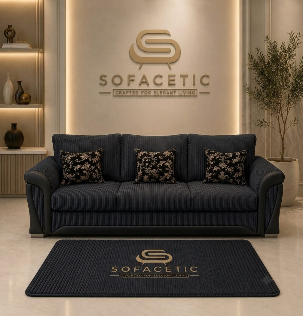 Shanon Jumbo Cord Fabric Stylish Sofa Set