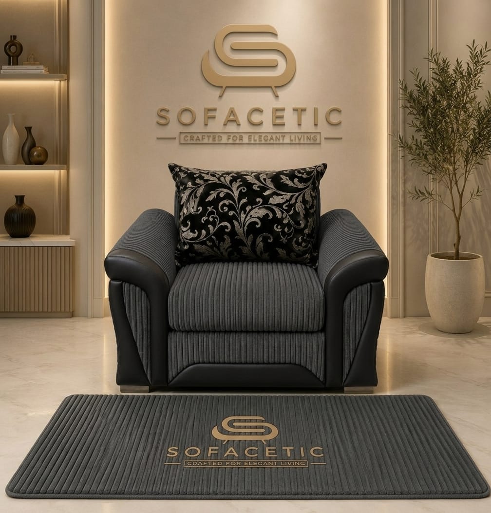 Shanon Jumbo Cord Fabric Stylish Sofa Set