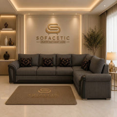 Shanon Jumbo Cord Fabric Stylish Sofa Set