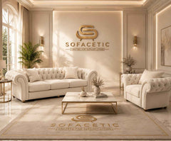 Nicole Plush velvet  Luxury Sofa Set