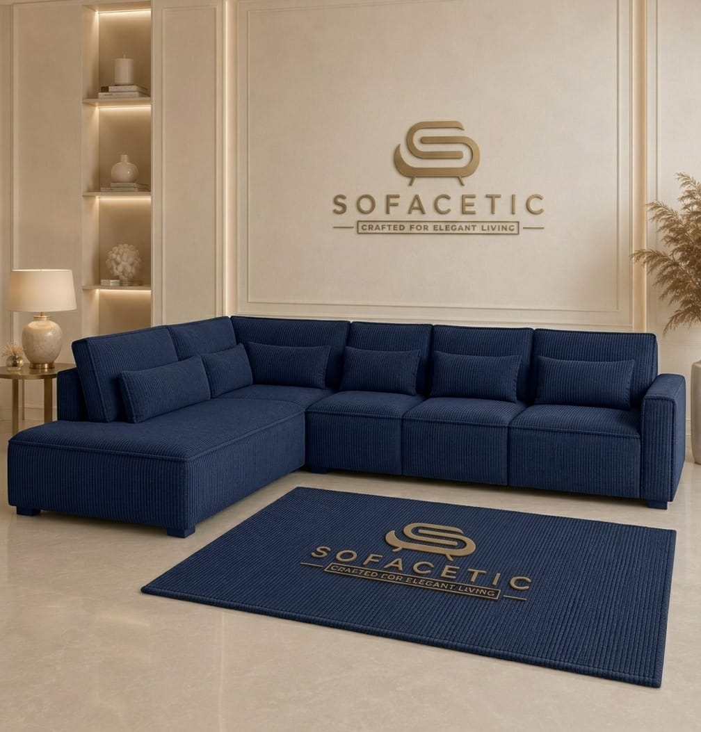 Sleefy Jumbo Cord Comfort Sofa Set