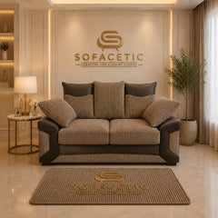 Dino Jumbo Cord Modern Sofa Set