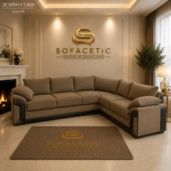 Dino Jumbo Cord Modern Sofa Set