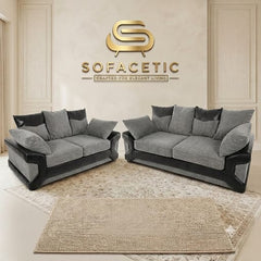 Dino Chenille Modern Sofa Set
