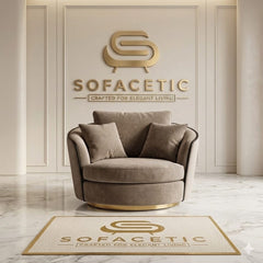 Shanon Chenile Fabric Stylish Sofa Set