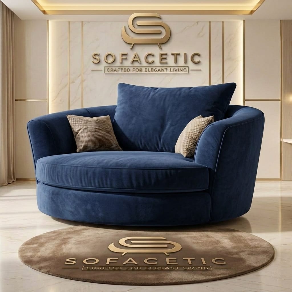 Brixa Plush Velvet Fabric Modern Sofa Set
