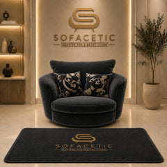 Shanon Plush Velvet Fabric Stylish Sofa Set