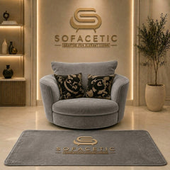 Shanon Plush Velvet Fabric Stylish Sofa Set