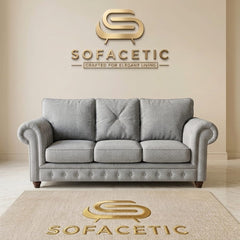 Monzi Chenille Contemporary Sofa Set