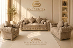 Malibu Chenille Sofa Set