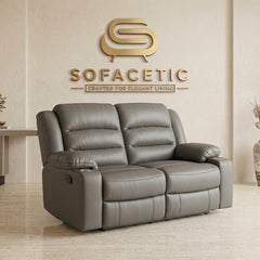 Roma Recliner Sofa Grey Set