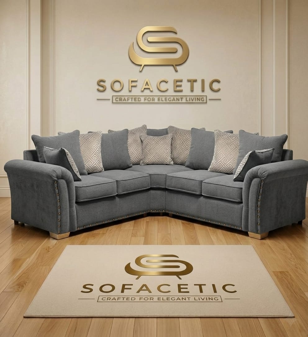 Juxen Chenile Designer Sofa Set