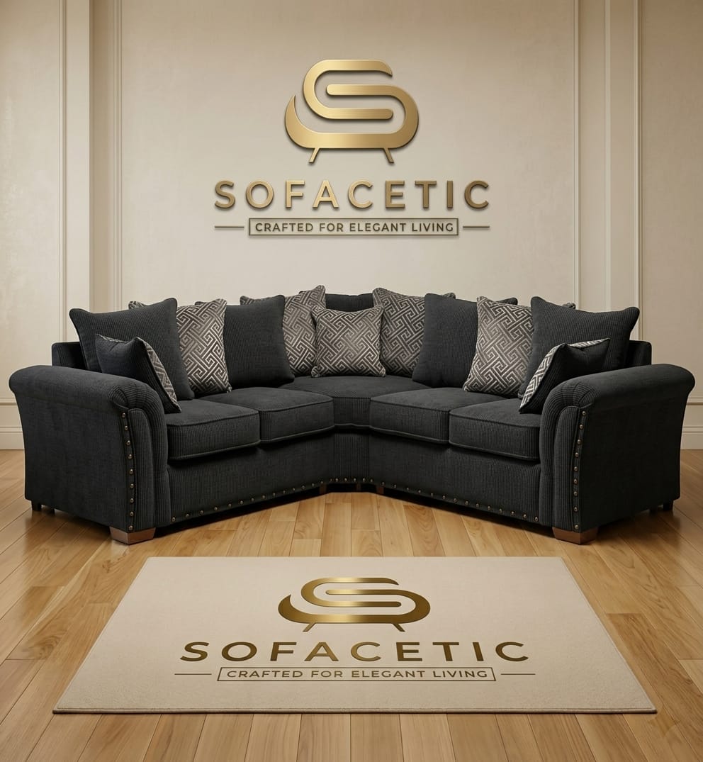 Juxen Chenile Designer Sofa Set