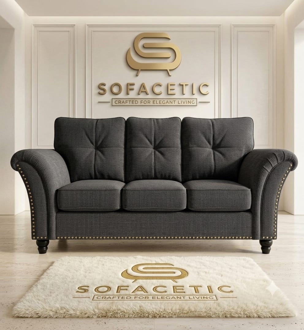 Juxen Chenile Designer Sofa Set