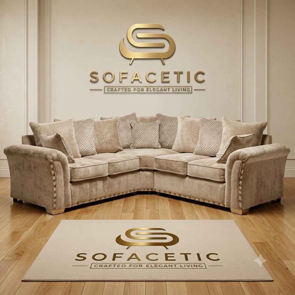 Juxen Chenile Designer Sofa Set