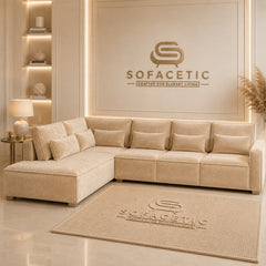 Sleefy Plush velvet Comfort Sofa Set