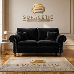 Tanzo Plush velvet Luxury Fabric Sofa