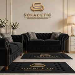 Tanzo Plush velvet Luxury Fabric Sofa