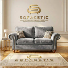 Tanzo Plush velvet Luxury Fabric Sofa