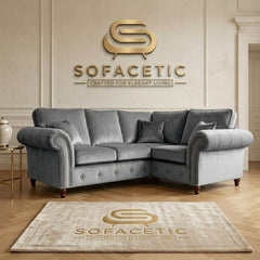 Tanzo Plush velvet Luxury Fabric Sofa