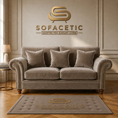 Tanzo Plush velvet Luxury Fabric Sofa