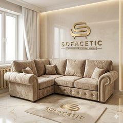 Tanzo Crush velvet Luxury Fabric Sofa