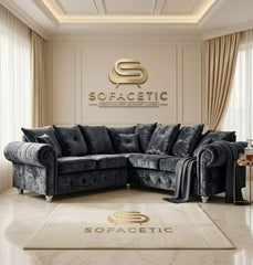 Tanzo Crush velvet Luxury Fabric Sofa