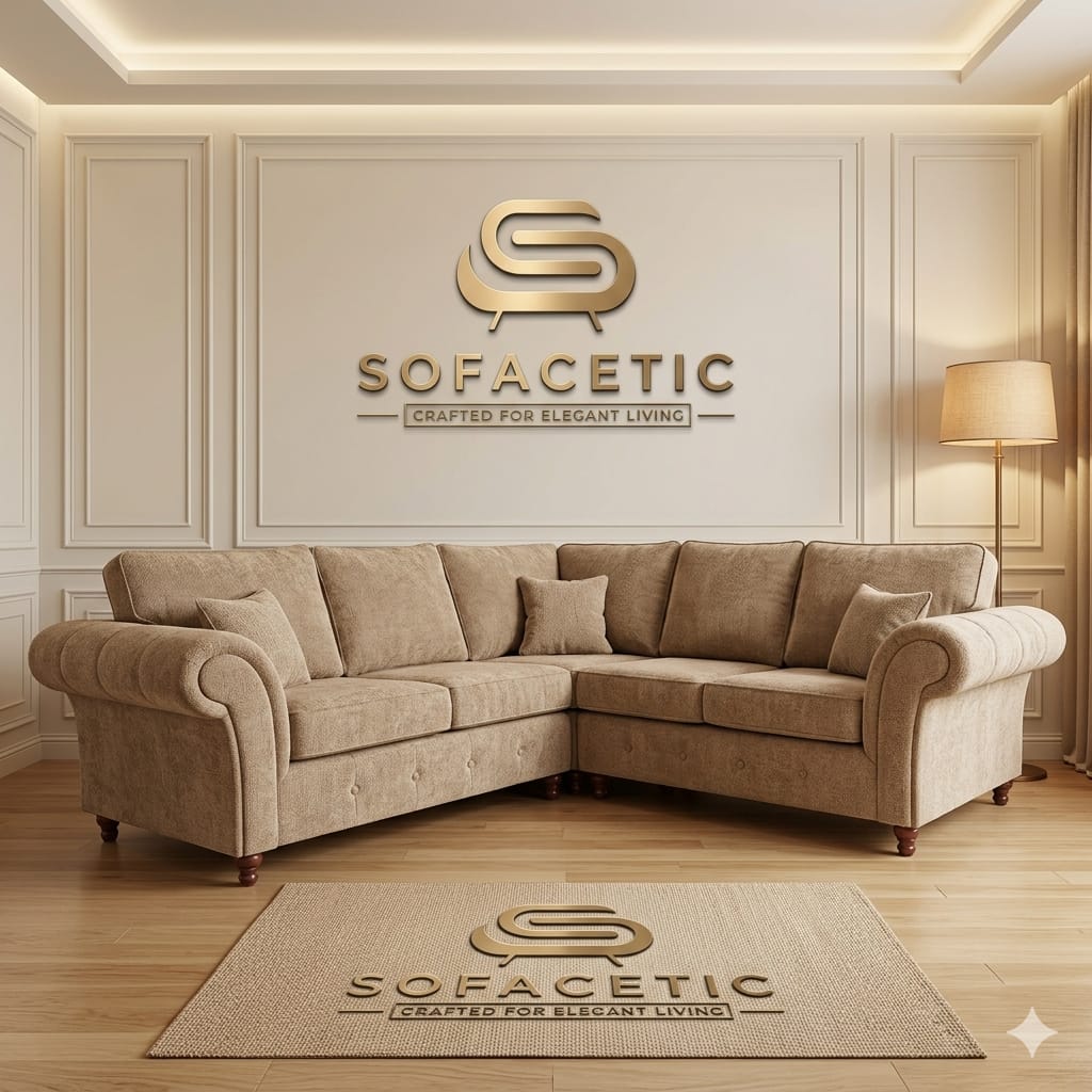 Tanzo Chenile Luxury Fabric Sofa