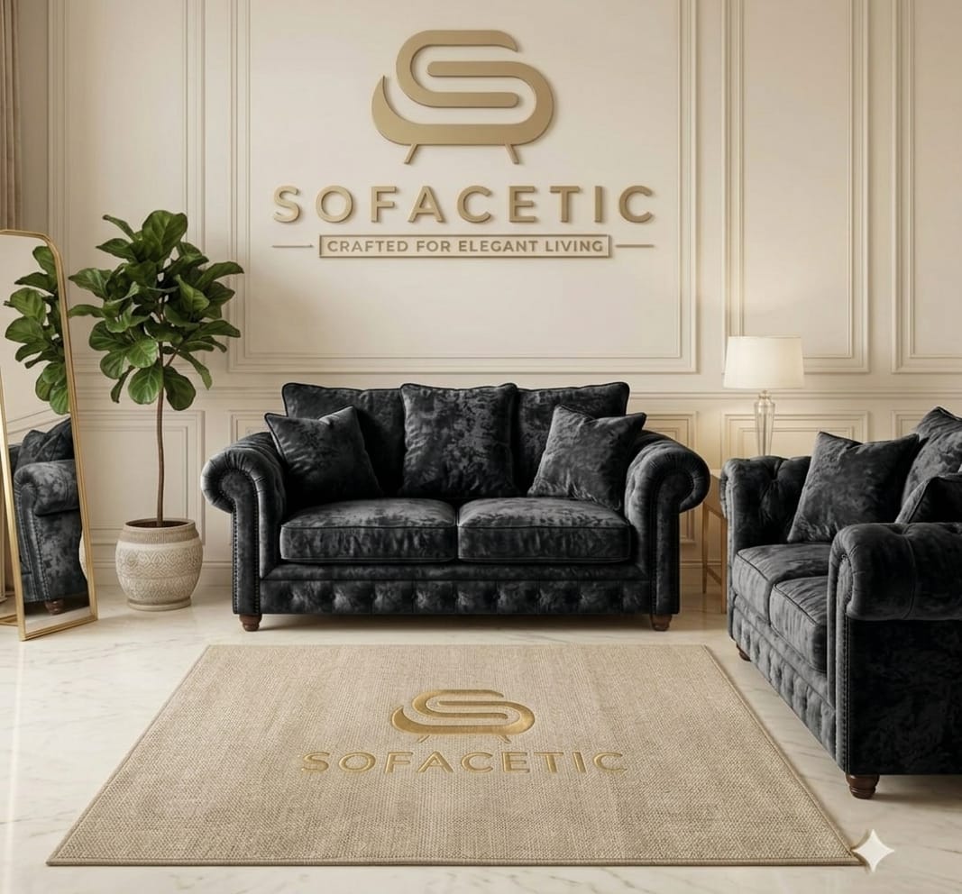 Tanzo Crush velvet Luxury Fabric Sofa
