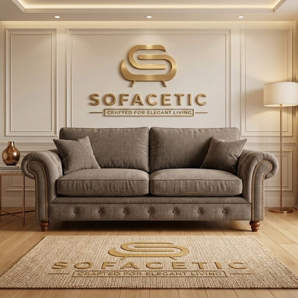 Tanzo Chenile Luxury Fabric Sofa