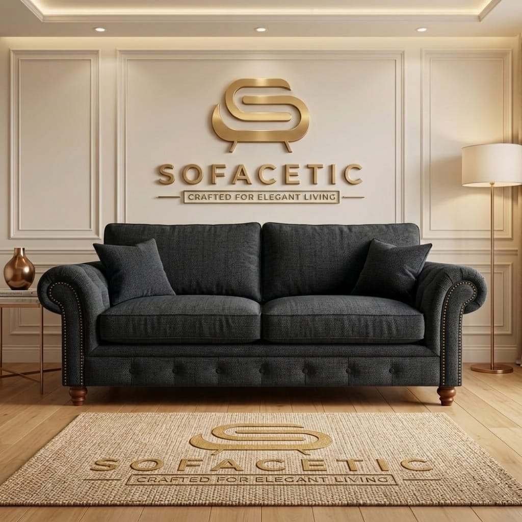 Tanzo Chenile Luxury Fabric Sofa