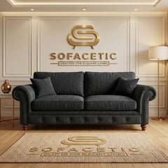 Tanzo Chenile Luxury Fabric Sofa