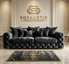 Urban Crush velvet Living Sofa Set