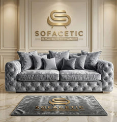 Urban Crush velvet Living Sofa Set