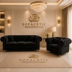 Olympia Chesterfield Naples Sofa Set