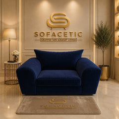 Rivo Plush  Velvet Fabric Sofa Set