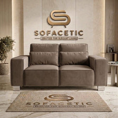 Salon Plush Velvet Sofa