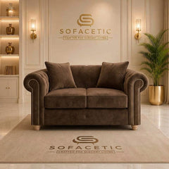Olympia Ashwin Plush velvet Sofa Set