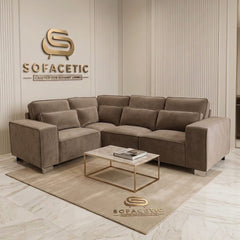 Salon Plush Velvet Sofa